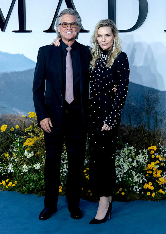 Kurt Russell and Michelle Pfeiffer attend the The Madison European Premiere