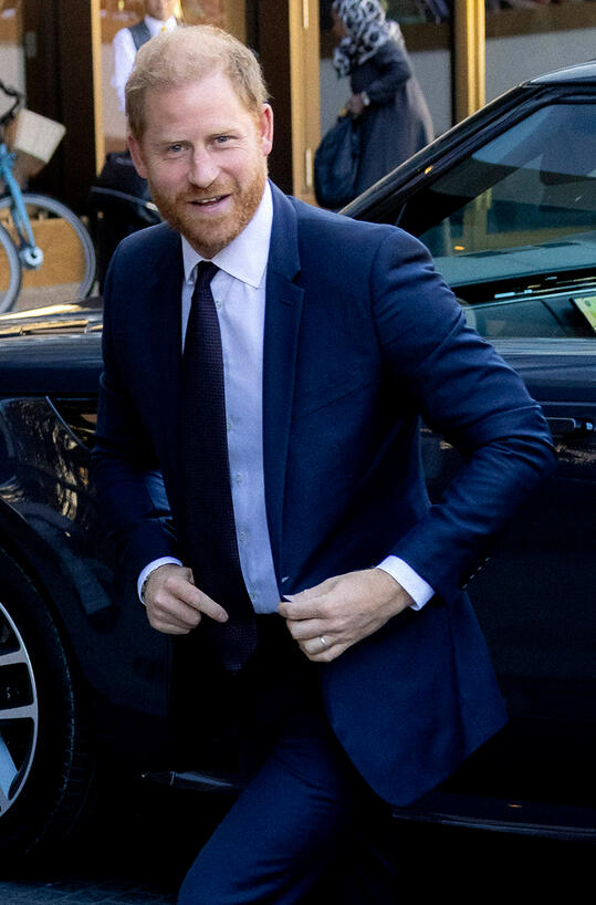 Prince Harry arrives at the WellChild Awards 2026, Royal Lancaster Hotel