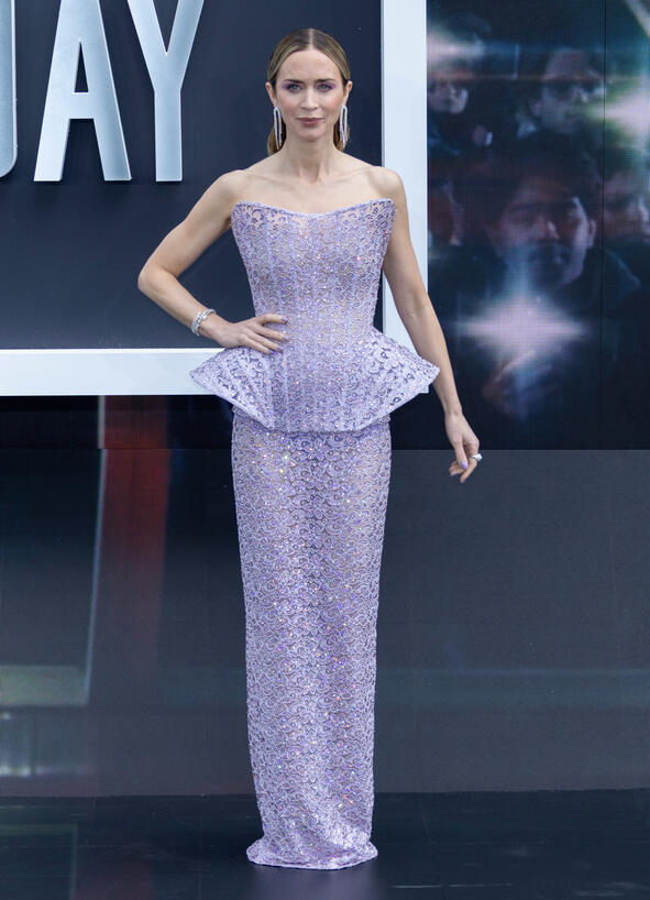 Emily Blunt attends the Disclosure Day UK Premiere, Cineworld, Leicester Square