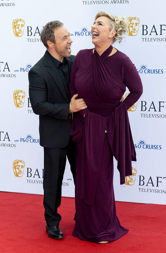 Stephen Graham and Hannah Walters attend the BAFTA TV Awards 2026