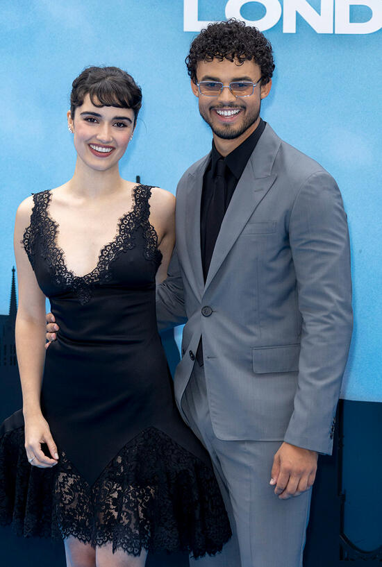 Asha Banks and Matthew Broome attend the Your Fault: London UK Premiere, Cineworld, Leicester Square