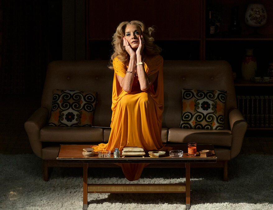 Tamzin Outhwaite in Abigail’s Party, Harold Pinter Theatre