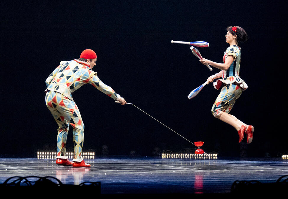 Cirque du Soleil Corteo Dress Rehearsal, Royal Albert Hall